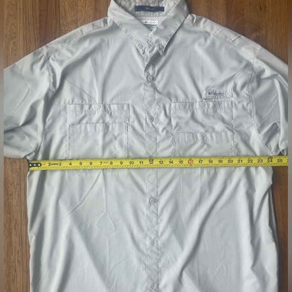 Columbia Men’s PFG Tamiami Long Sleeve Shirt Sz XL UPF 40 Fishing Lightweight - Picture 14 of 15